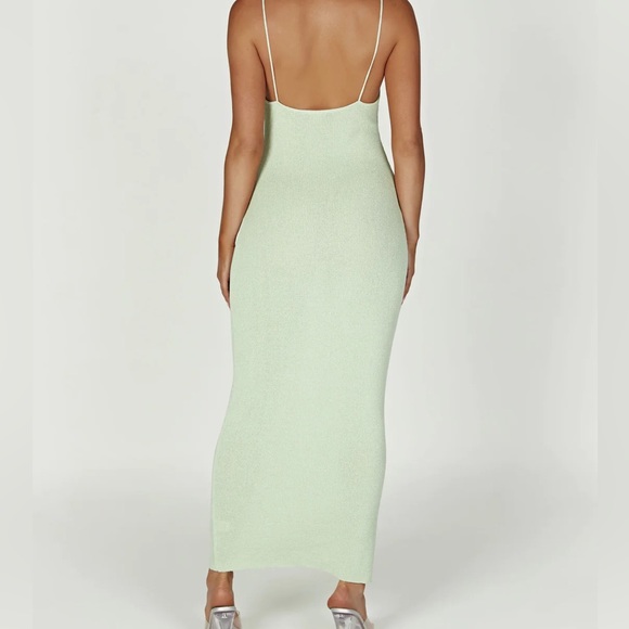 πΌπππππ β’ Magnolia Knit Maxi Dress Pistachio - Picture 2 of 5